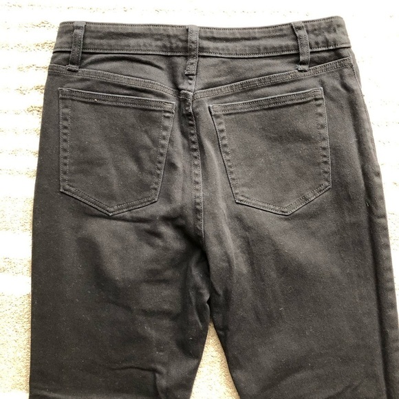 Nili Lotan X Target Jeans Black High Waisted Skinny Ankle Size 6 - Picture 8 of 9